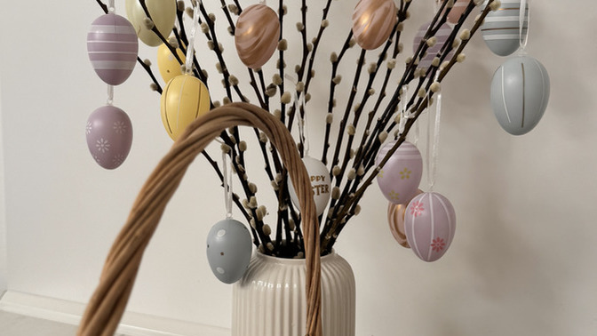 Easter için süslemem nasıl olmuş?