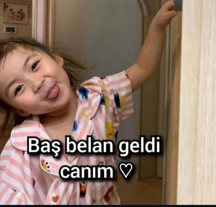 Başınızın belası geldi😅 niye erkenden uyandınız?