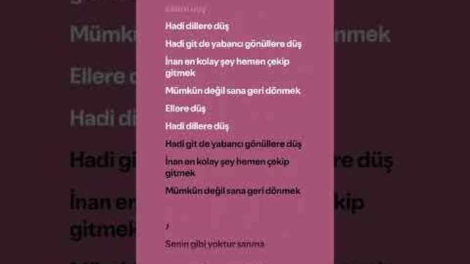 Sizi aldatan sevgiliniz geri dönse redderken hangi şarkıyı armağan ederdiniz?