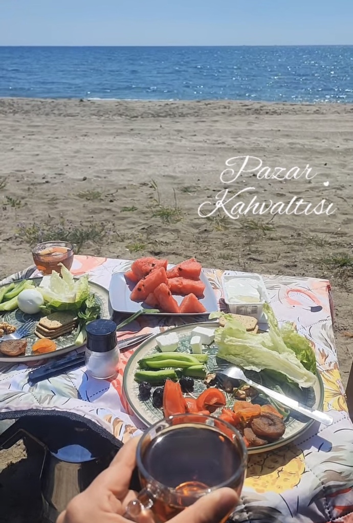 Sahilde pazar kahvaltısı yapar mısınız?