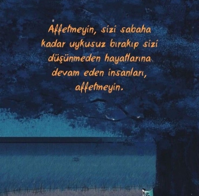 Geceye bir not bırakacak olsanız bu ne olurdu?