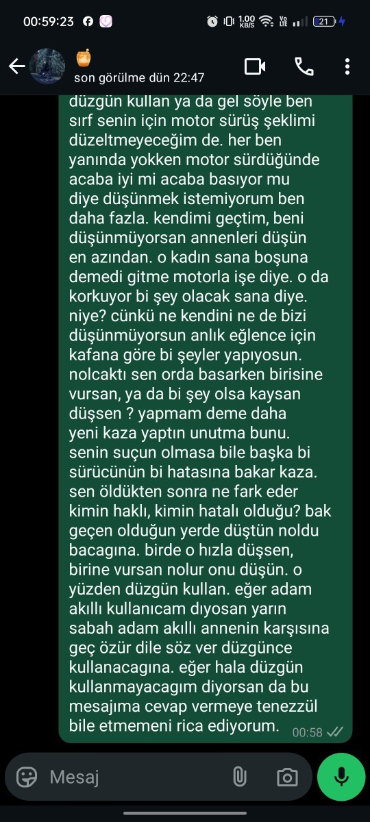 Bütün sürücülere bi not?