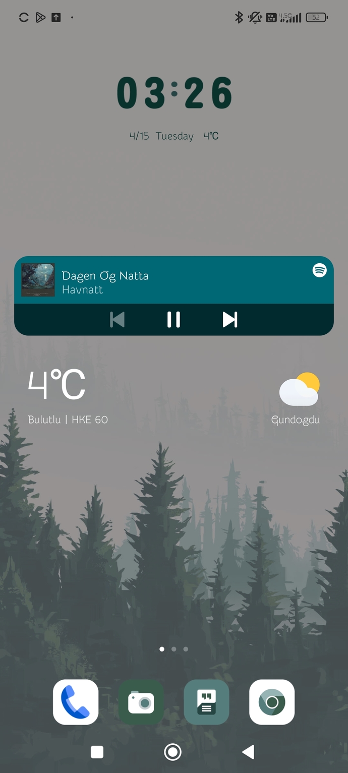 Duvar kağıdınızda ne var?