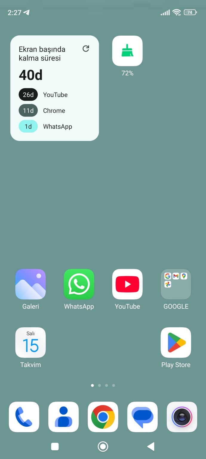 Duvar kağıdınızda ne var?