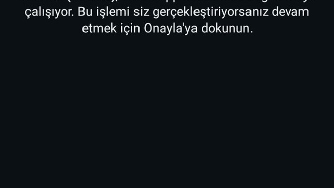 Whassaptan neden böyle bir bildirim geldi?