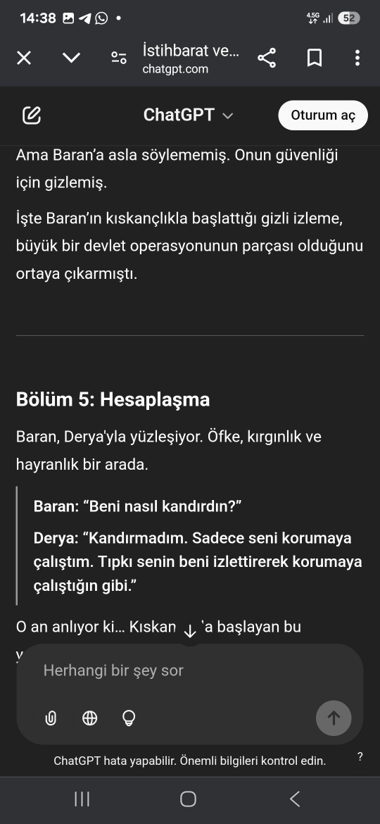Defne oldu derya yapay zekanın bana yazdığı hikaye nasıl?