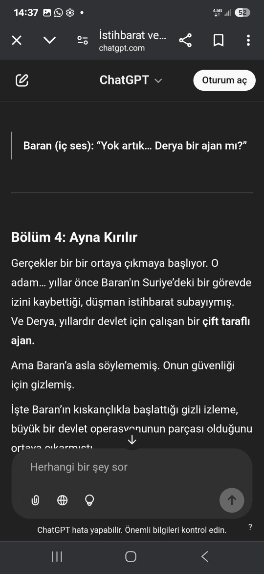 Defne oldu derya yapay zekanın bana yazdığı hikaye nasıl?