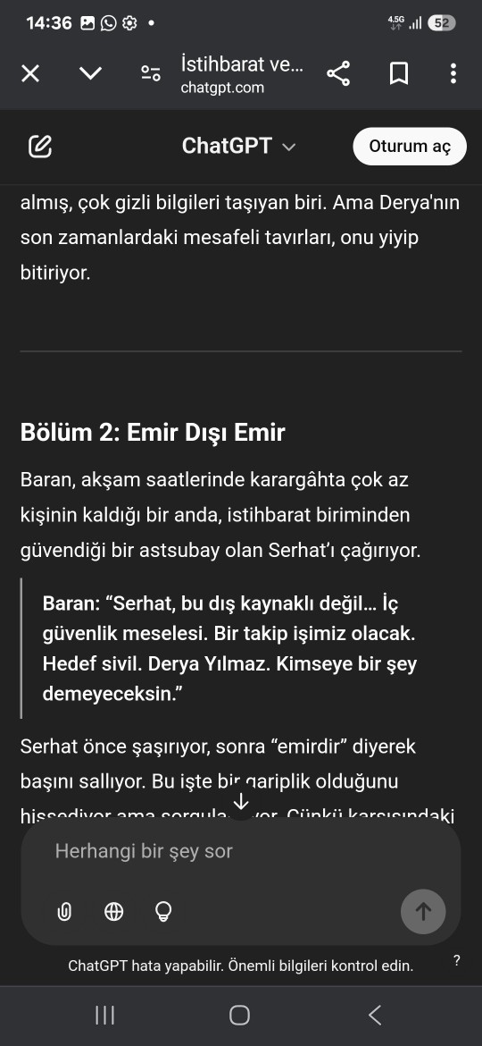 Defne oldu derya yapay zekanın bana yazdığı hikaye nasıl?