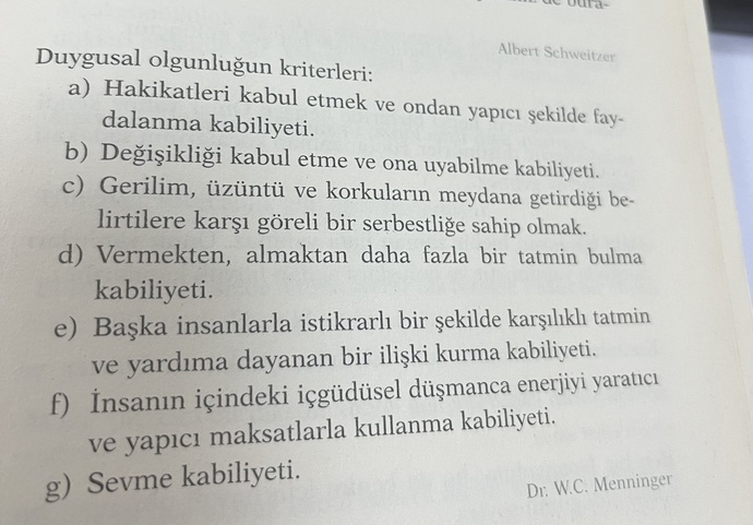 Duygusal olarak olgun musunuz?