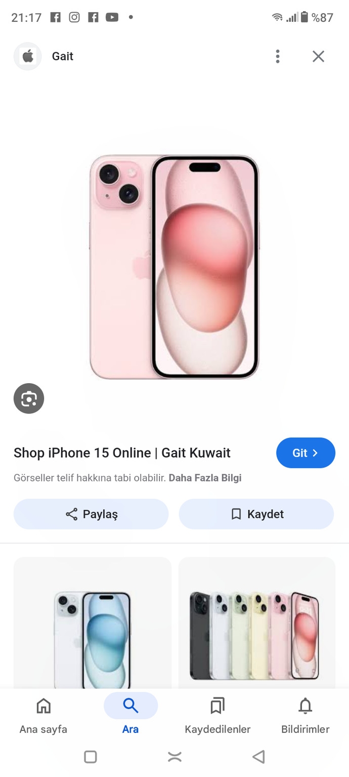Pembe telefon alınır mı sizce?