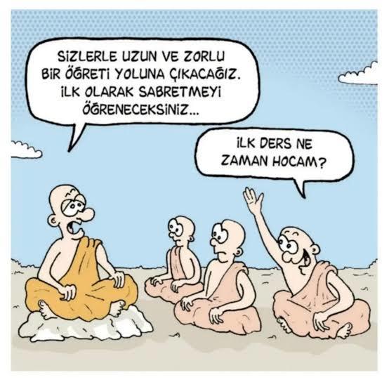 Sabırlı mısındır?