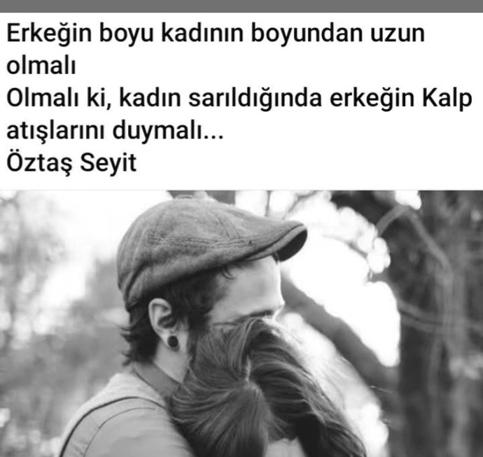 Bir erkeğin/kadının boyu siz ne kadar uzun/ kısa olmalı?