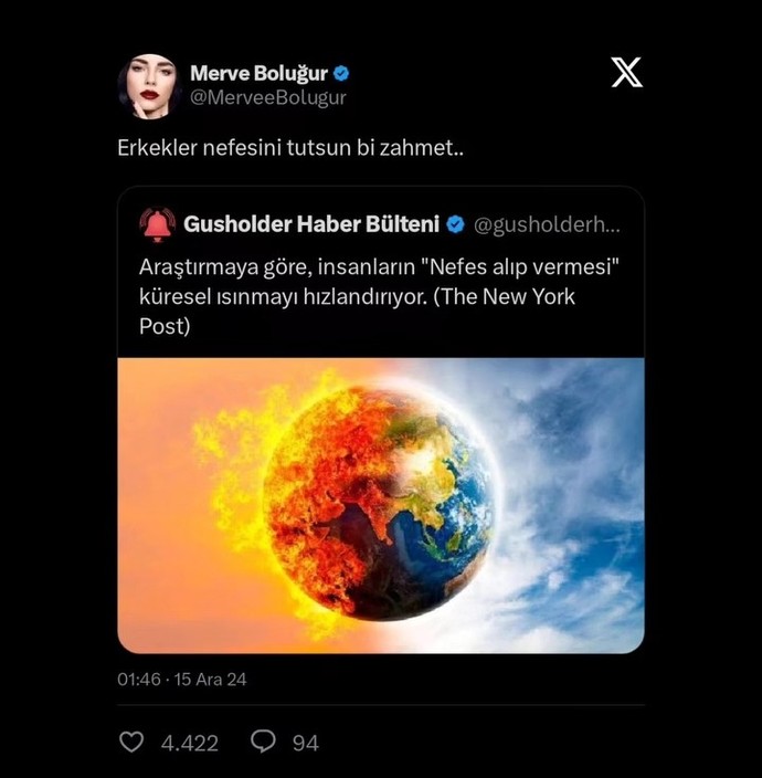 Erkekler dünyaya biraz daha yararlı olabilemez misiniz?