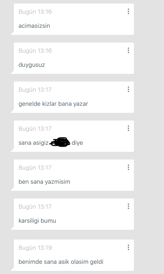 İlginç msjlar aldığınız oluyor mu?