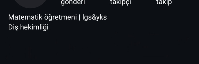 Diş hekimliği birinci sınıfım. Sınıftan bir çocuk var bizden büyük 24 e yeni girmiş sanırım biosunda bu yazıyor?