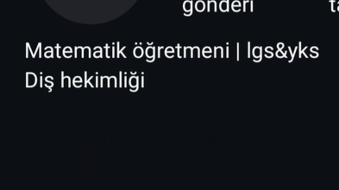 Diş hekimliği birinci sınıfım. Sınıftan bir çocuk var bizden büyük 24 e yeni girmiş sanırım biosunda bu yazıyor?