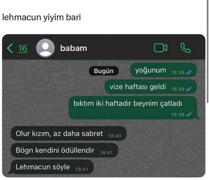 Mesela Lehmacun :d