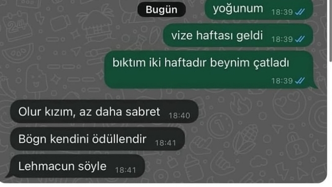 Kendinizi hangi yemekle ödüllendirirsiniz?