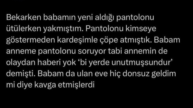Hiç ütü yaparken bir şey yaktınız mı?