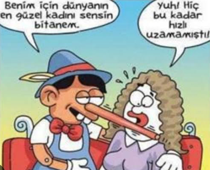 Kadınlarmı cok yalan soyluyor Erkeklermi?
