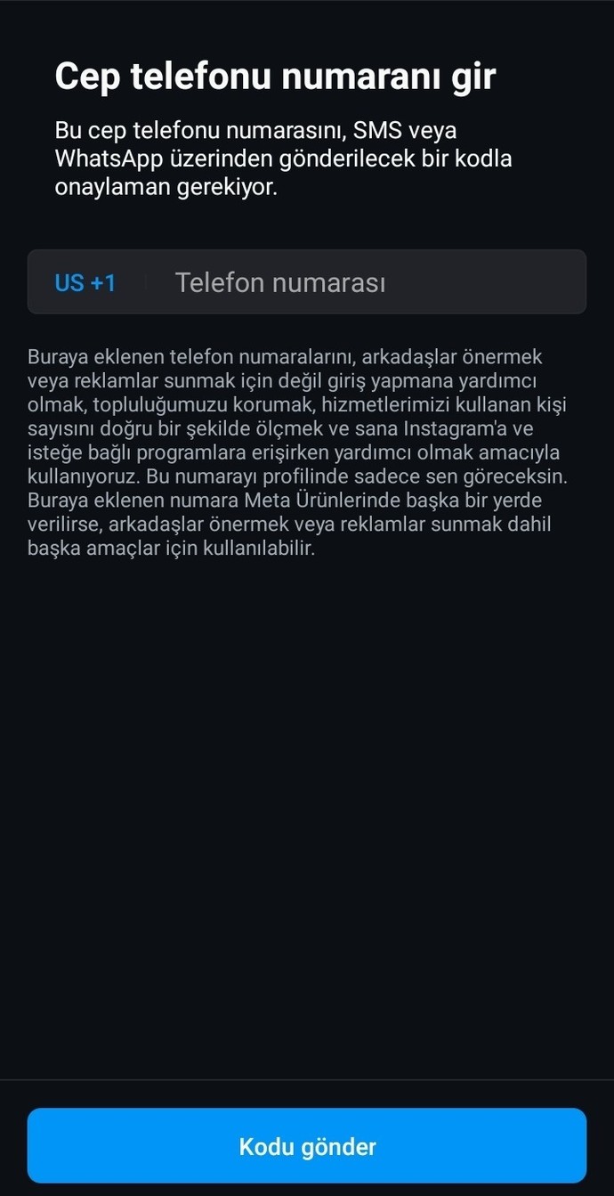 Instagramda e ppostamla kendime fake hesap açtım açtığım dakika askıya alındı no gir diyor kodla onaylamak için?