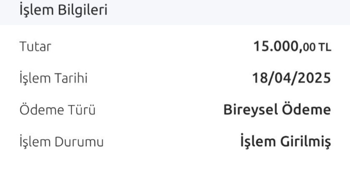 Ayın 18 inde gelmesi gereken EFT neden gelmedi?