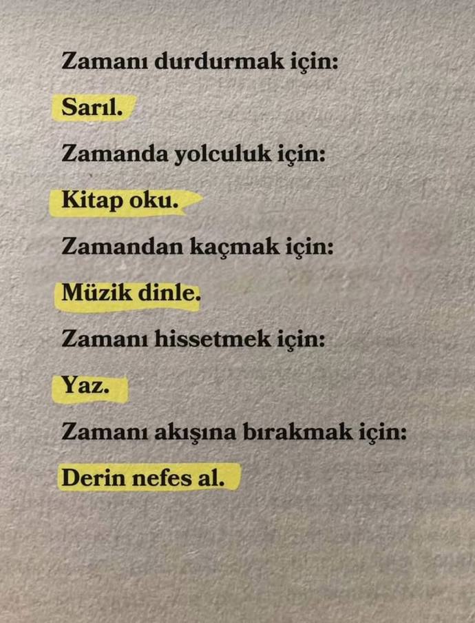 Zamanı akışına bırakmayı öğrenebildin mi?
