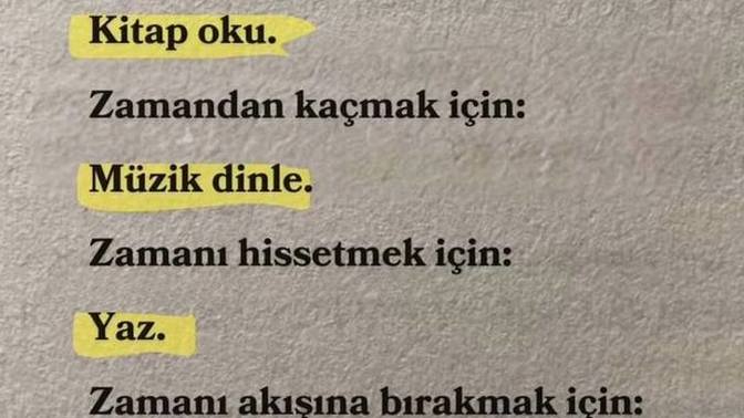 Zamanı akışına bırakmayı öğrenebildin mi?