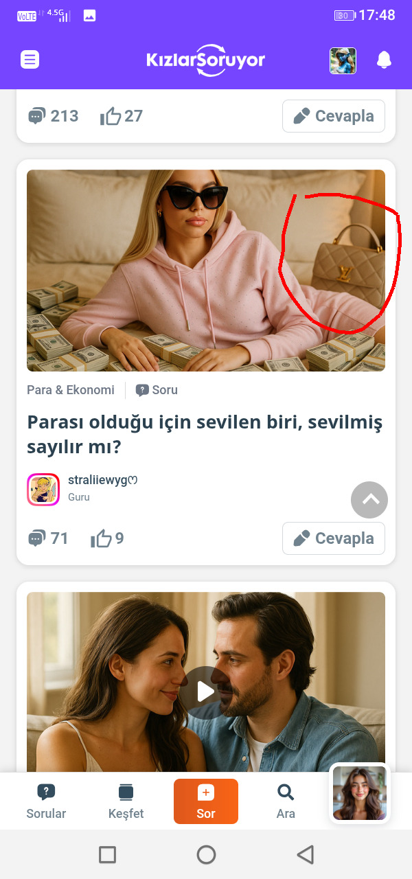 Parası olduğu için sevilen biri, sevilmiş sayılır mı?