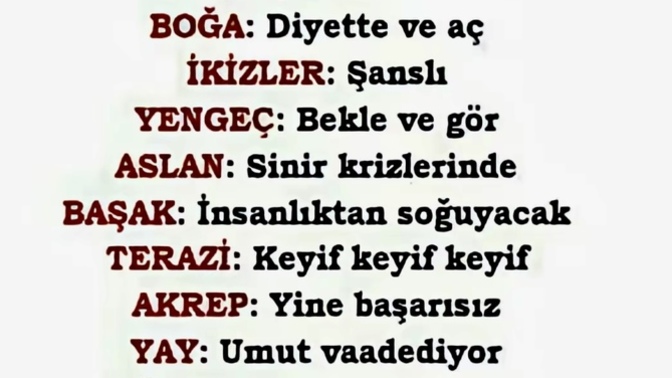 Bir hafta daha geçti peki haftalık durumun nasıldı? Nasıl geçti?