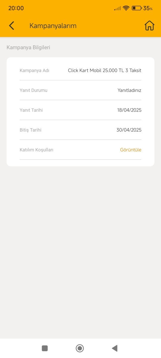 Arkadaşlar yanlışlıkla click kart mobil başvuru yaptım nasıl iptal edebilirim?