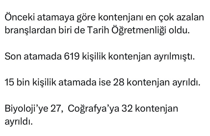 Ne düşünürsünüz son atamalarla ilgili?