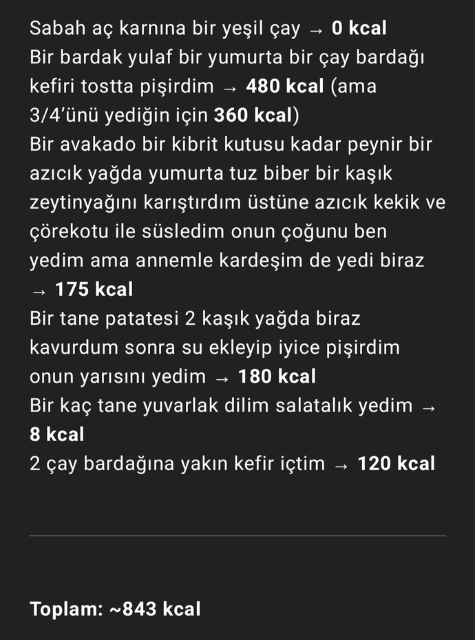 Diyetteyim sağlıklı beslenip zayiflicam derken kilo alacak şeyler mi yemişim sicee?