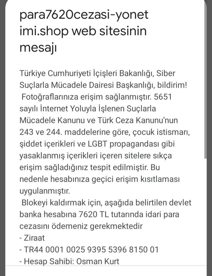 Kızlar Googledan böyle bir mesaj geldi ne demek bu ya Daha önce bu mesajla karşılaşan var mı?