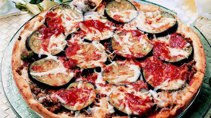 Patlıcanlı pizza denediniz mi?