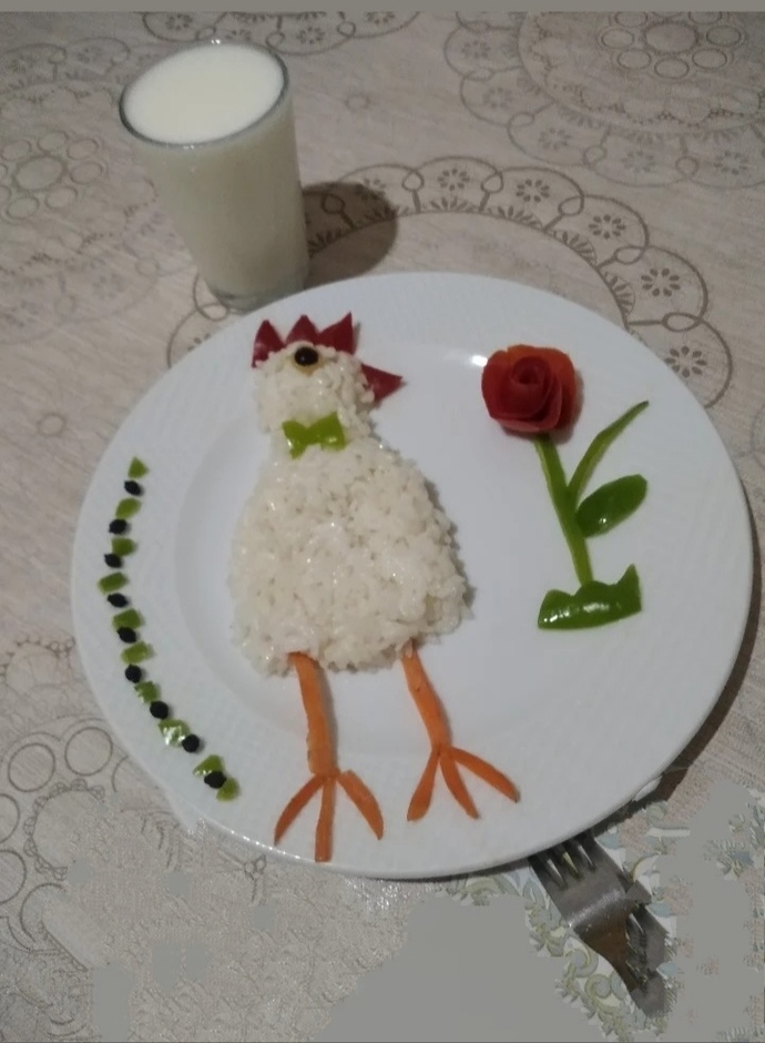 Siz hiç benim tavuklu pilavı mı yediniz mi 😊?