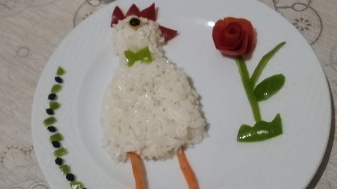 Siz hiç benim tavuklu pilavı mı yediniz mi 😊?
