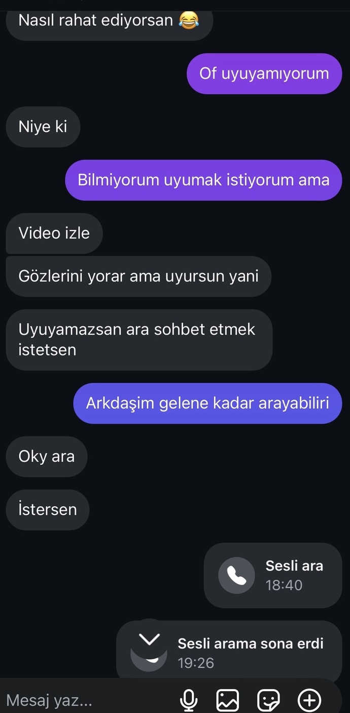 Konuştuğum çocuk ilgisiz mi bana mi öyle geliyor?