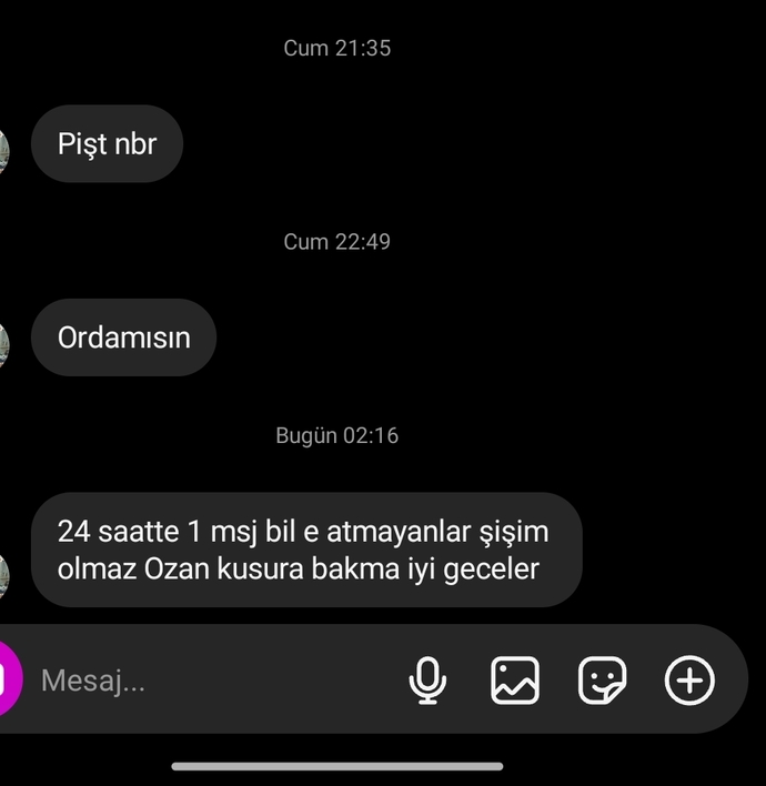 Mesajlarınıza geç cevap verilse sinirlenir misiniz?