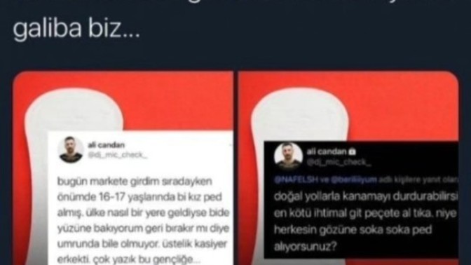 Marketten ped alırken ne kadar utanırsak o kadar edepli mi oluruz🥰?
