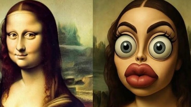 Sizce Mona Lisa tablosu günümüzde yapılsaydı nasıl olurdu?