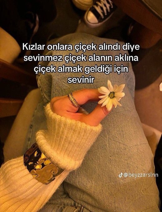 Çiçek alınmasına mı düşünülmenize mi mutlu olursunuz kızlar?