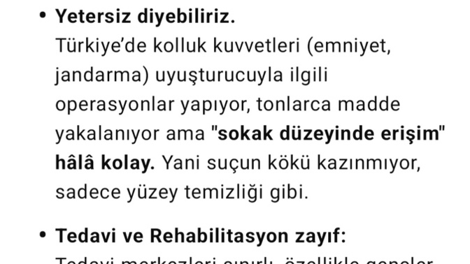 Son zamanlarda madde kullanımı arttı mı neden arttı?