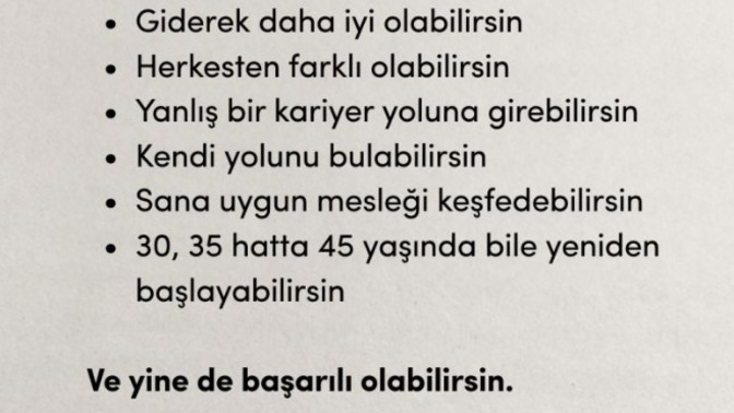 Bize lazım olan tek şey özgüven mi?