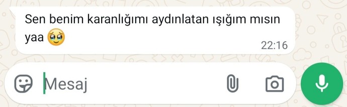 Güzel mesajlar alıyor musunuz?