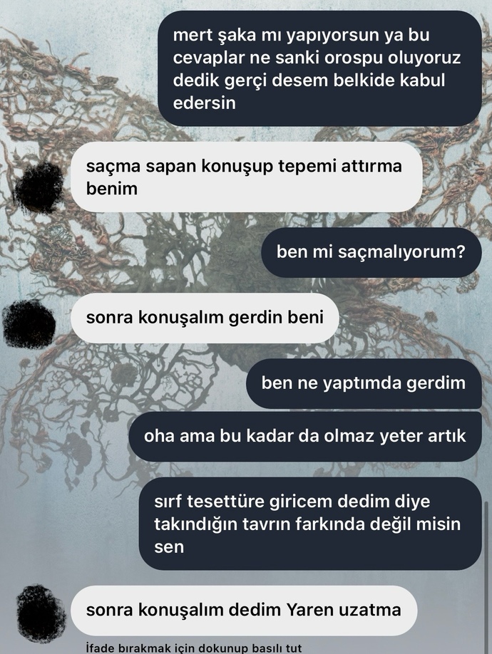 Sevgilim kapanmamı istemiyor ne yapıcam?