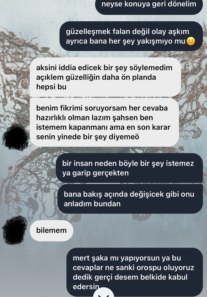 Sevgilim kapanmamı istemiyor ne yapıcam?