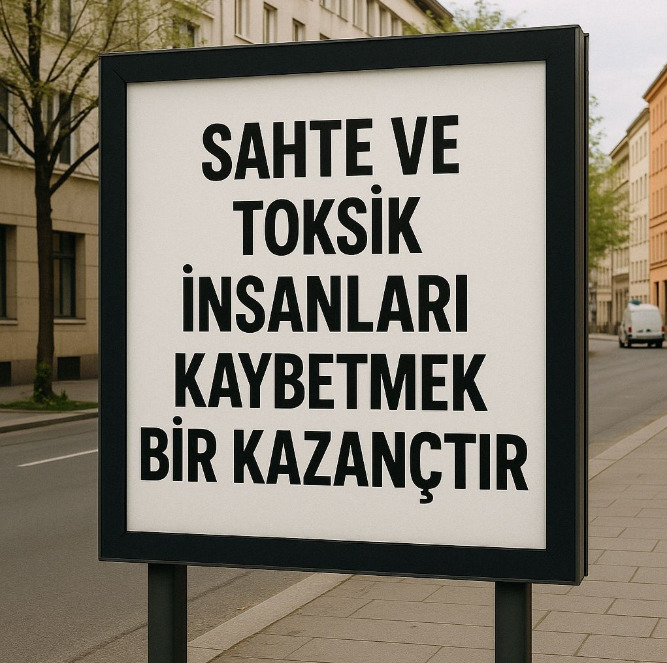 Sahte ve toksik insanları hayatından çıkartır mısın?