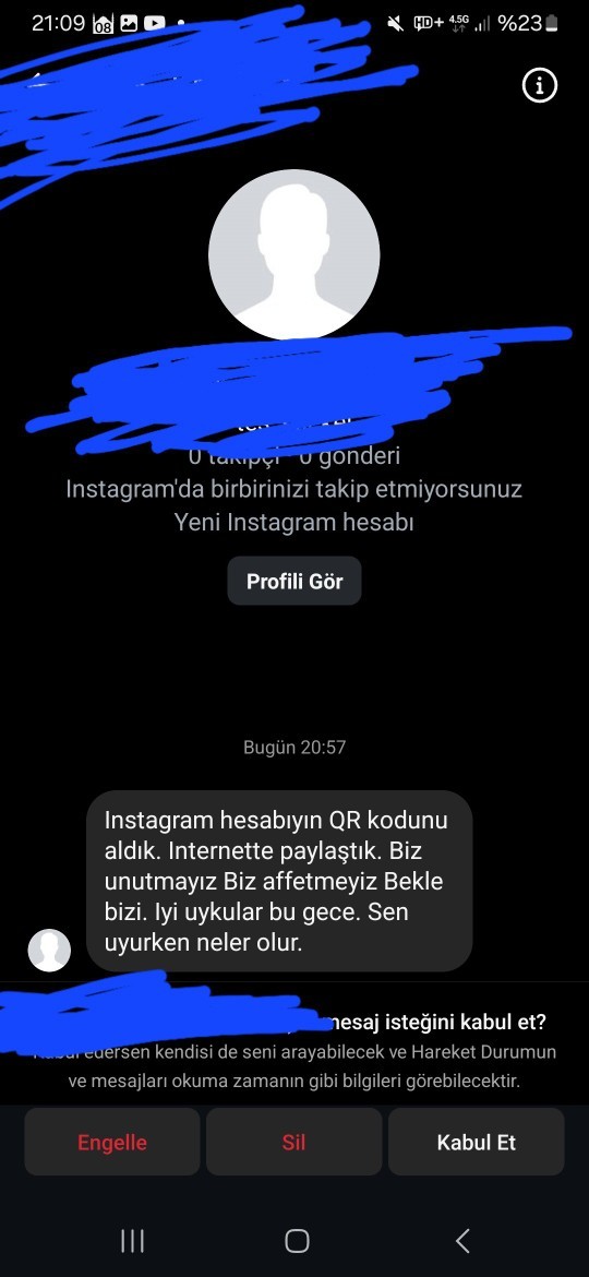 Bu insanlar mal mi benle uğraşıyor yaa🙂?