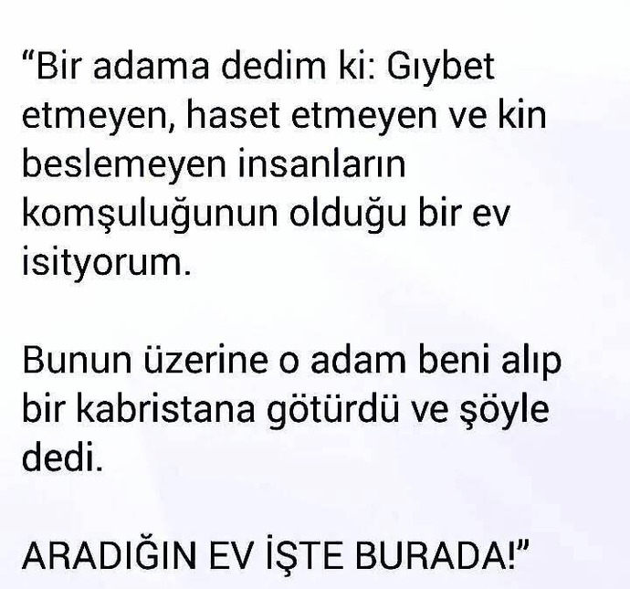 İyi komşuların olduğu bir ev nasıl olur?